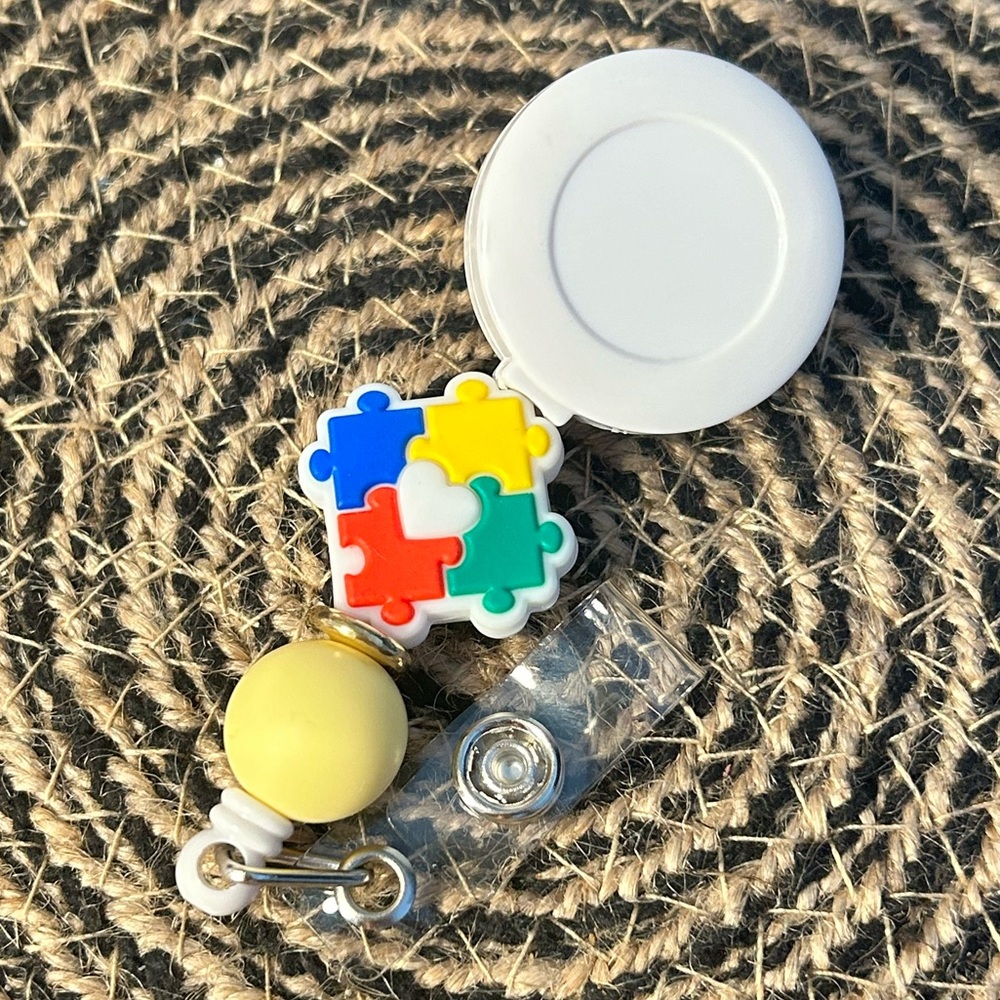 Autism Awareness Badge Reel